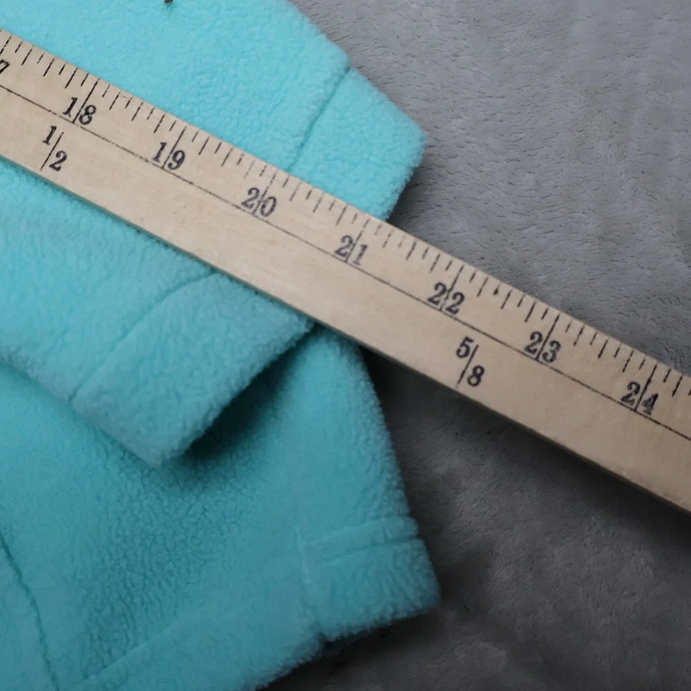 North Face Jacket Girls XL 18 Blue Khumbu Fleece Full Zip Outdoor Hiking Soft